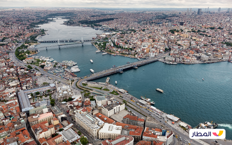 Eminonu Port and aView of The Golden Horn