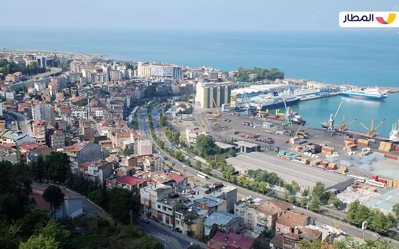 The city of Trabzon and its tourist neighborhoods