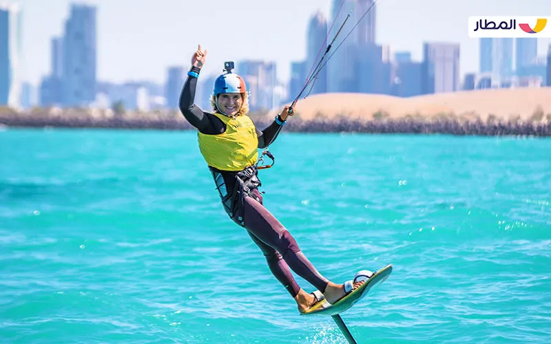 التزلج على الماء (Kite surfing)