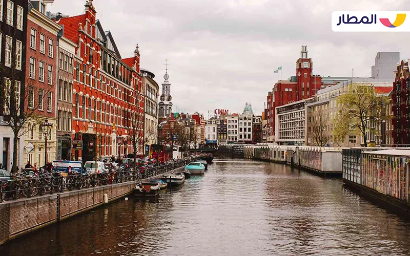 The City of Amsterdam in the Netherlands