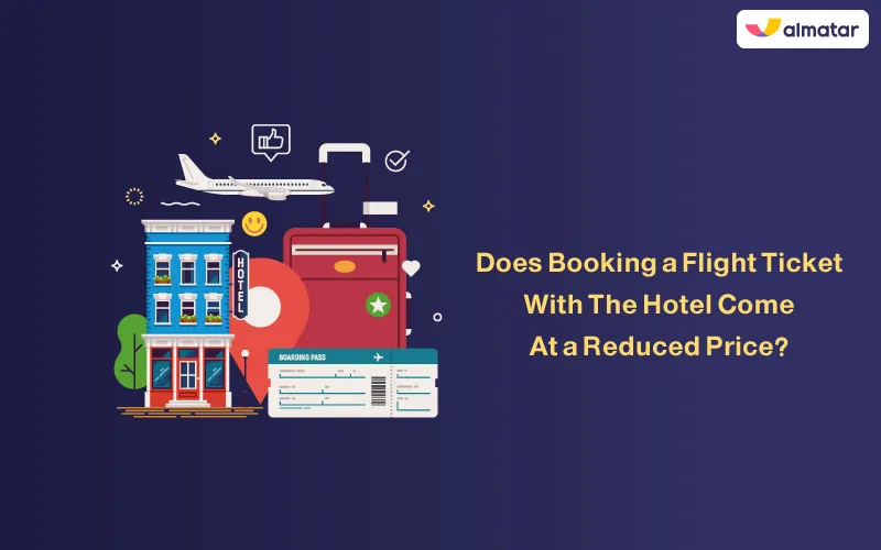 Does booking a flight ticket with the hotel come at a reduced price