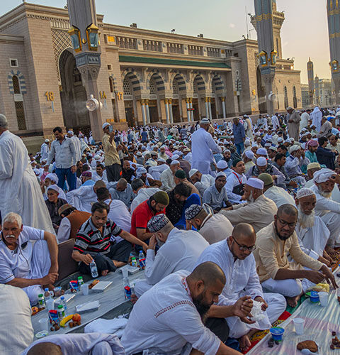 اجواء رمضان في المدينة المنورة