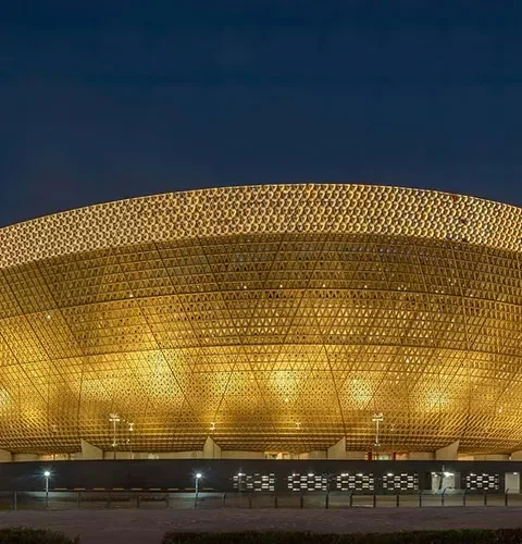 The Lusail International Stadium in Qatar