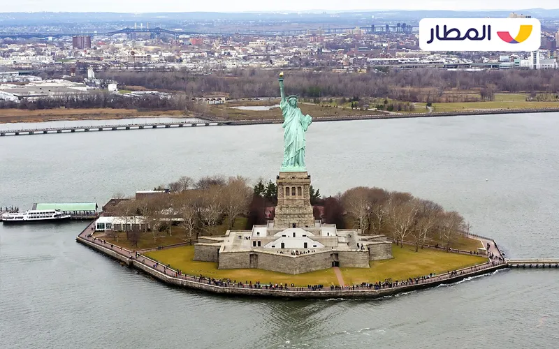 The Statue of Liberty and Ellis Island