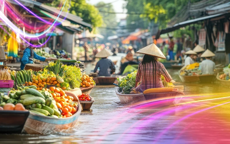 Damnoen-Saduak-Floating-Market