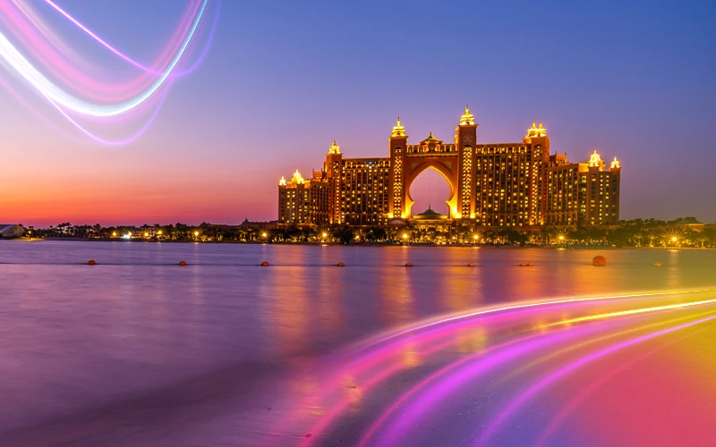 Beach-Dinner-at-Atlantis-The-Palm-at-Sunset