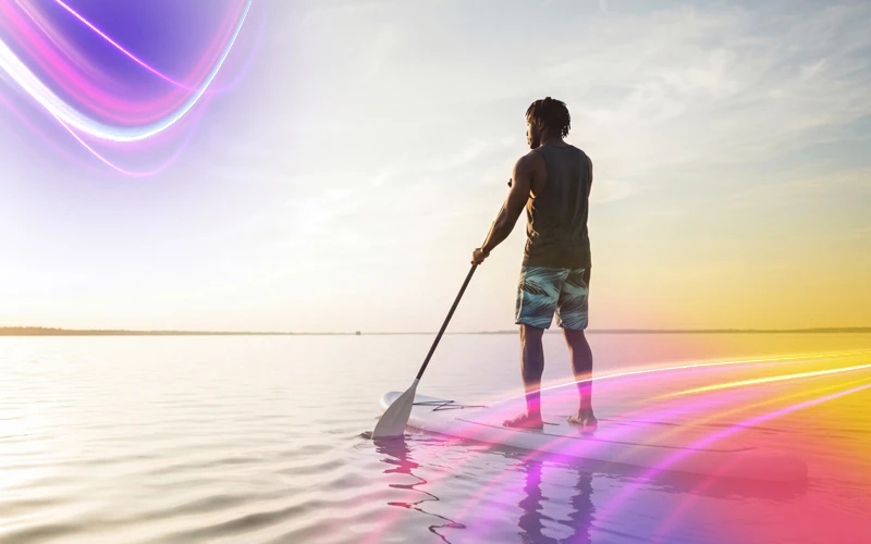 Paddleboarding-Adventure-in-a-Peaceful-Water-Experience