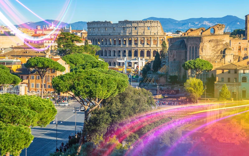 The-Colosseum-and-the-Roman-Forum