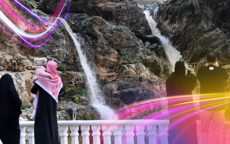 Al-Dahana-Waterfalls